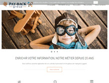 Tablet Screenshot of payback-group.com